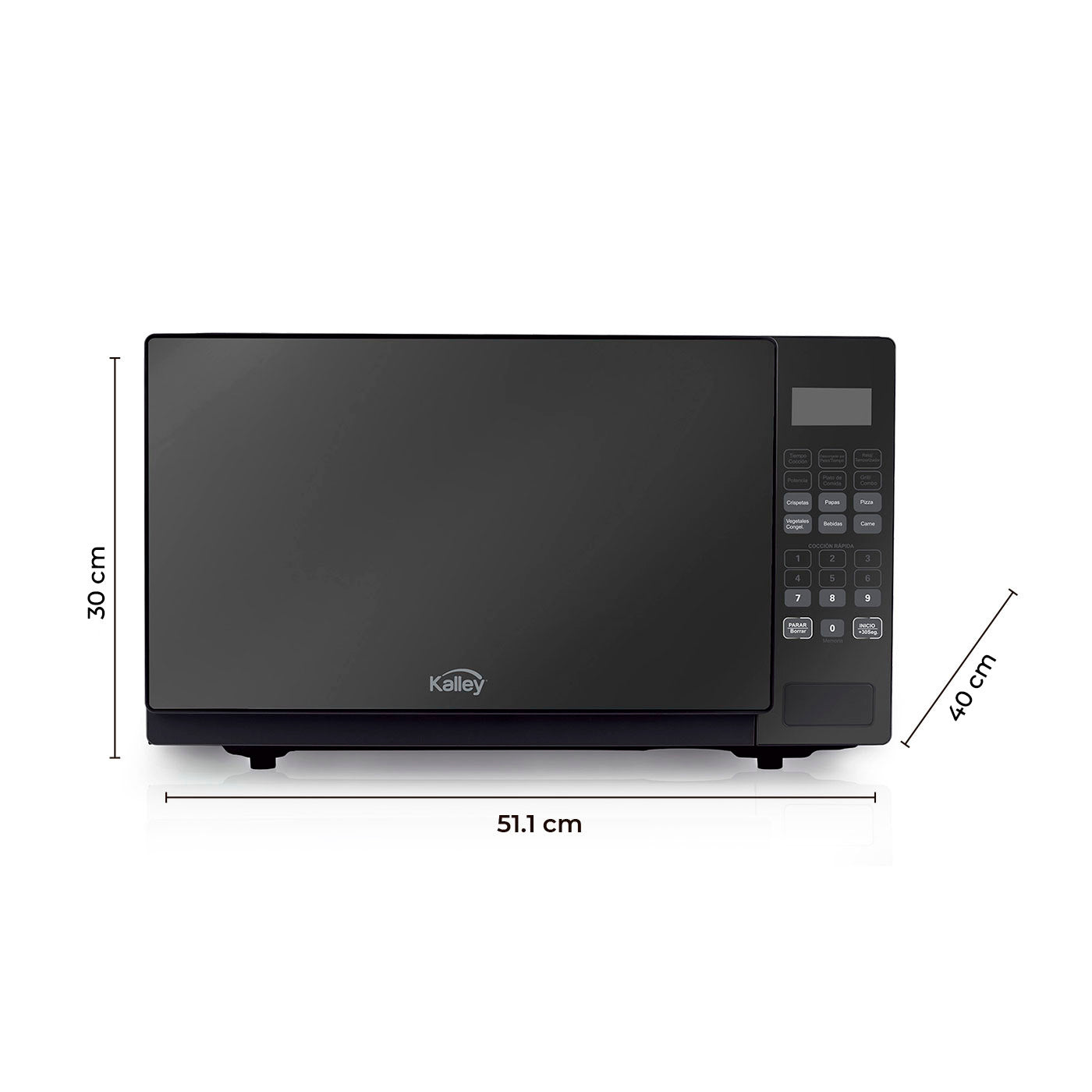 Horno Micro Kalley 1.1 Mw11n, Negro