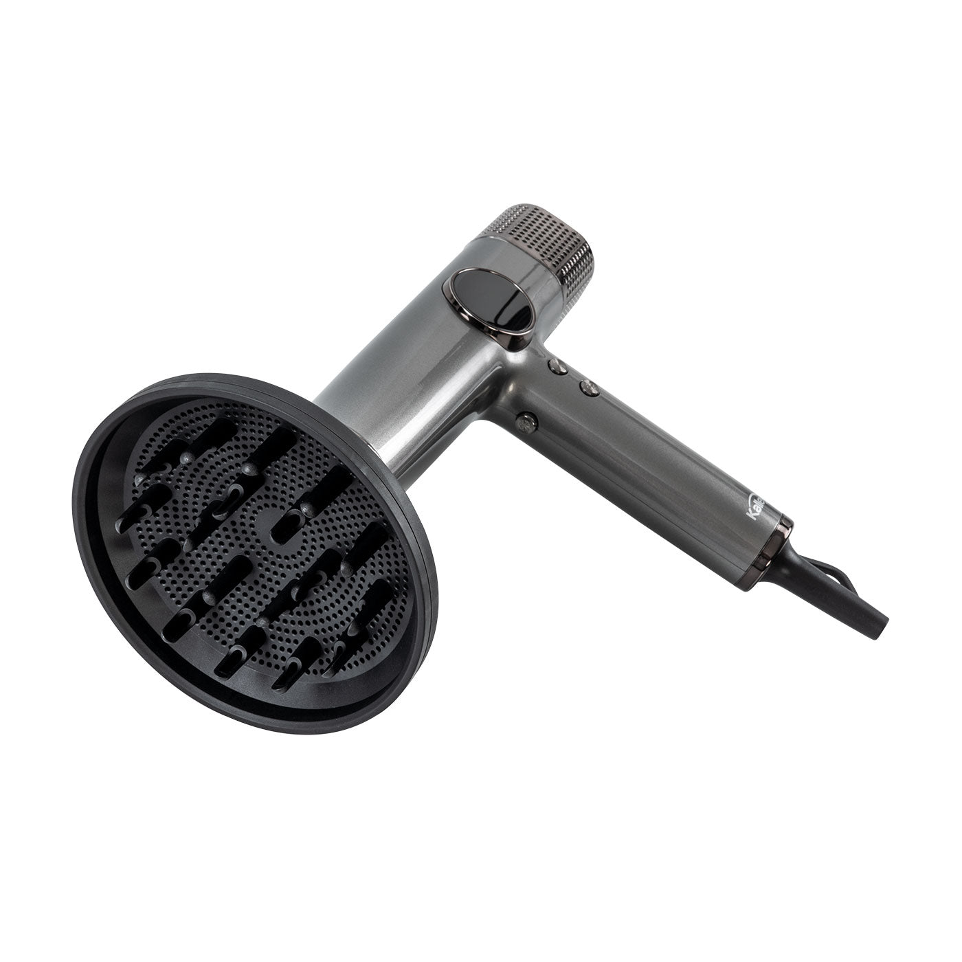 Secador Kalley Lcd K-Sav, Plateado