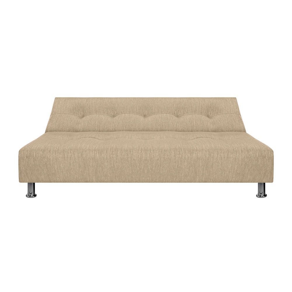 Sofa Cama Mauro Tela, Color Beige