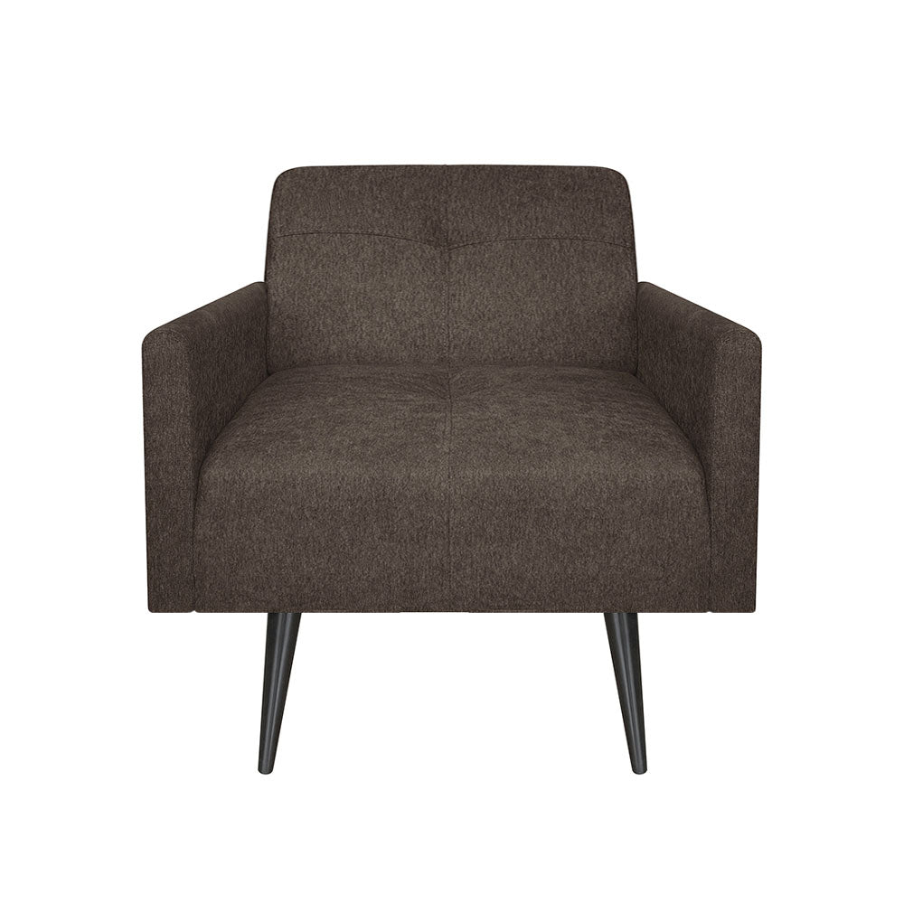 Poltrona Serrano Tela, Color Café