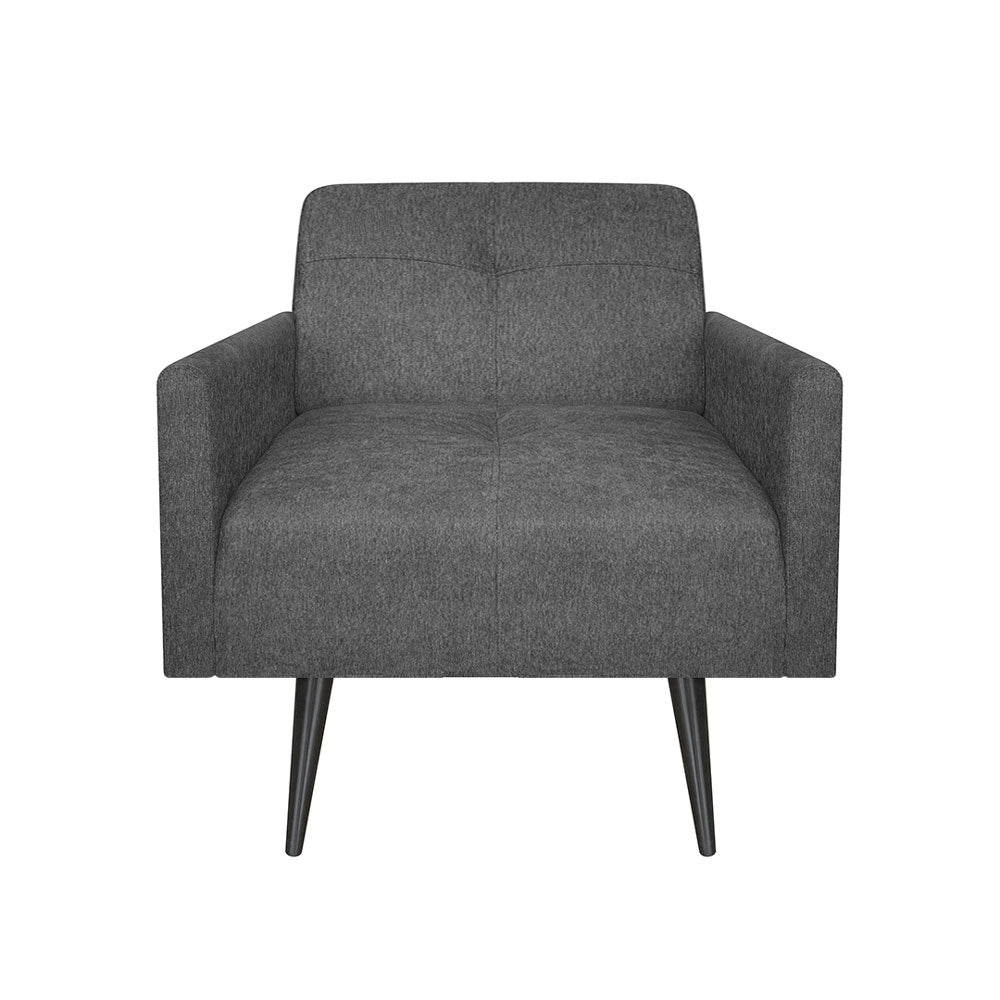 Poltrona Serrano Tela, Color Gris