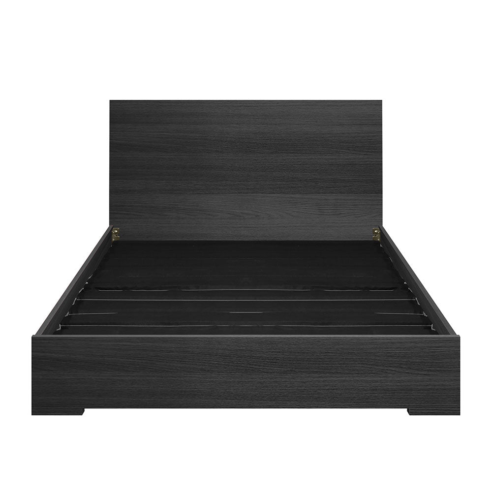 Cama Tpm 140X190 Doble, Color Wengue