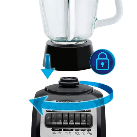 Licuadora Imusa Infiny Force 10 Vel, Negro