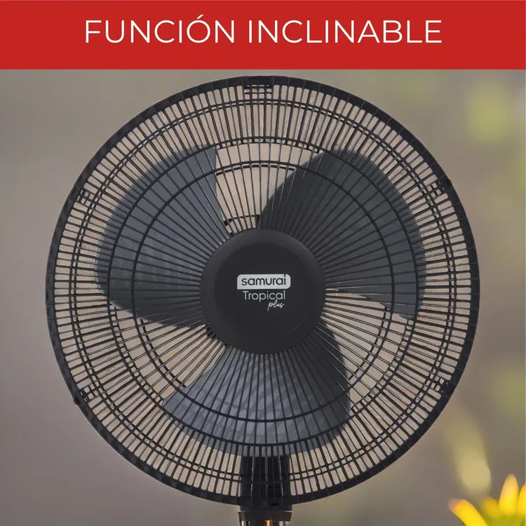 Ventilador de Piso Samurai Tropical Plus, Negro