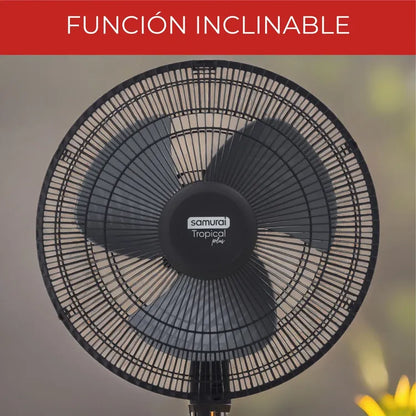 Ventilador de Piso Samurai Tropical Plus, Negro