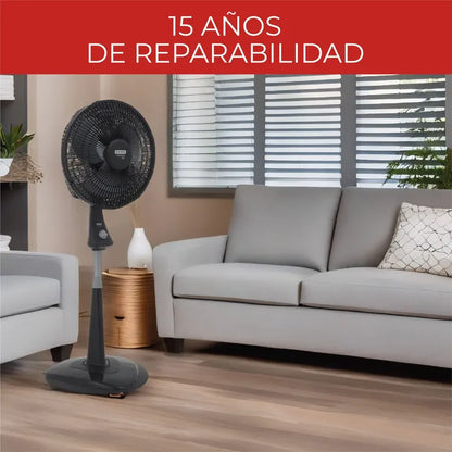 Ventilador de Piso Samurai Tropical Plus, Negro
