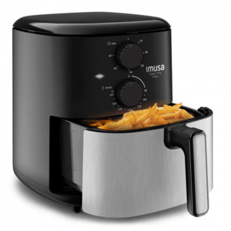 Freidora Easy Fry Max 5L Mecánica, Negro