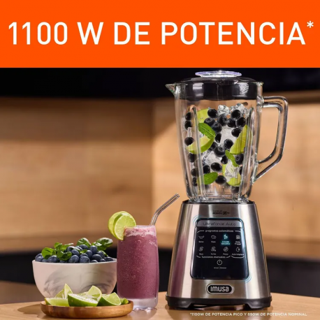 Licuadora Imusa Ultraforce Automatica, Gris y Negro
