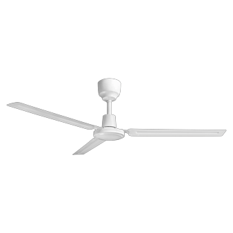 Ventilador De Techo Con Luz Led, Samurai Ultimate Pro 3 Aspas, Blanco