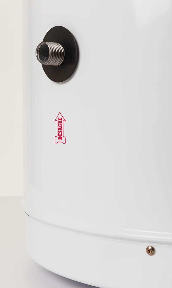 Calentador De Agua Haceb Acumulación a Gas Natural 10 Galones, Blanco