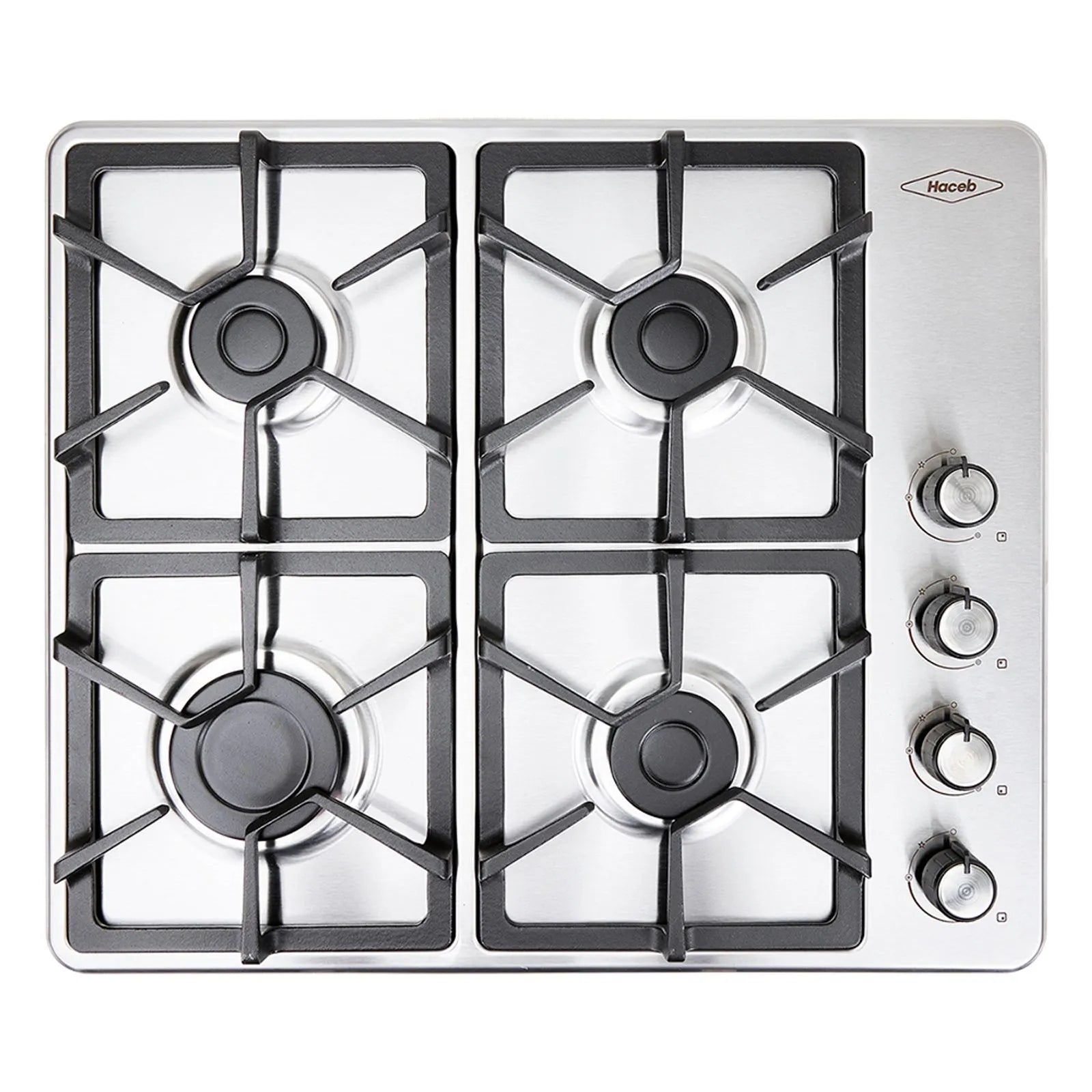 Estufa De Empotrar Haceb inox 60x51 cm, Hierro Fundido a Gas Propano