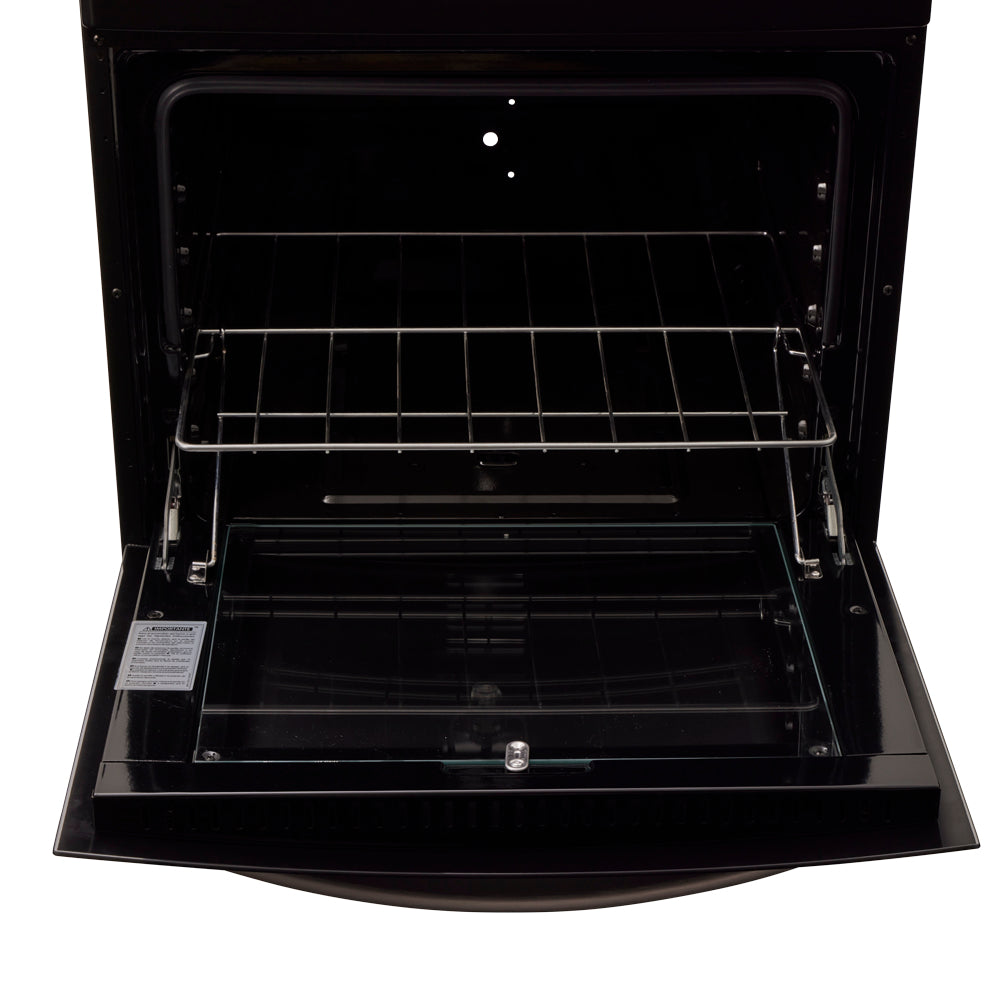 Estufa de Piso en Cristal Haceb de 60 cm Gas Natural, Azul