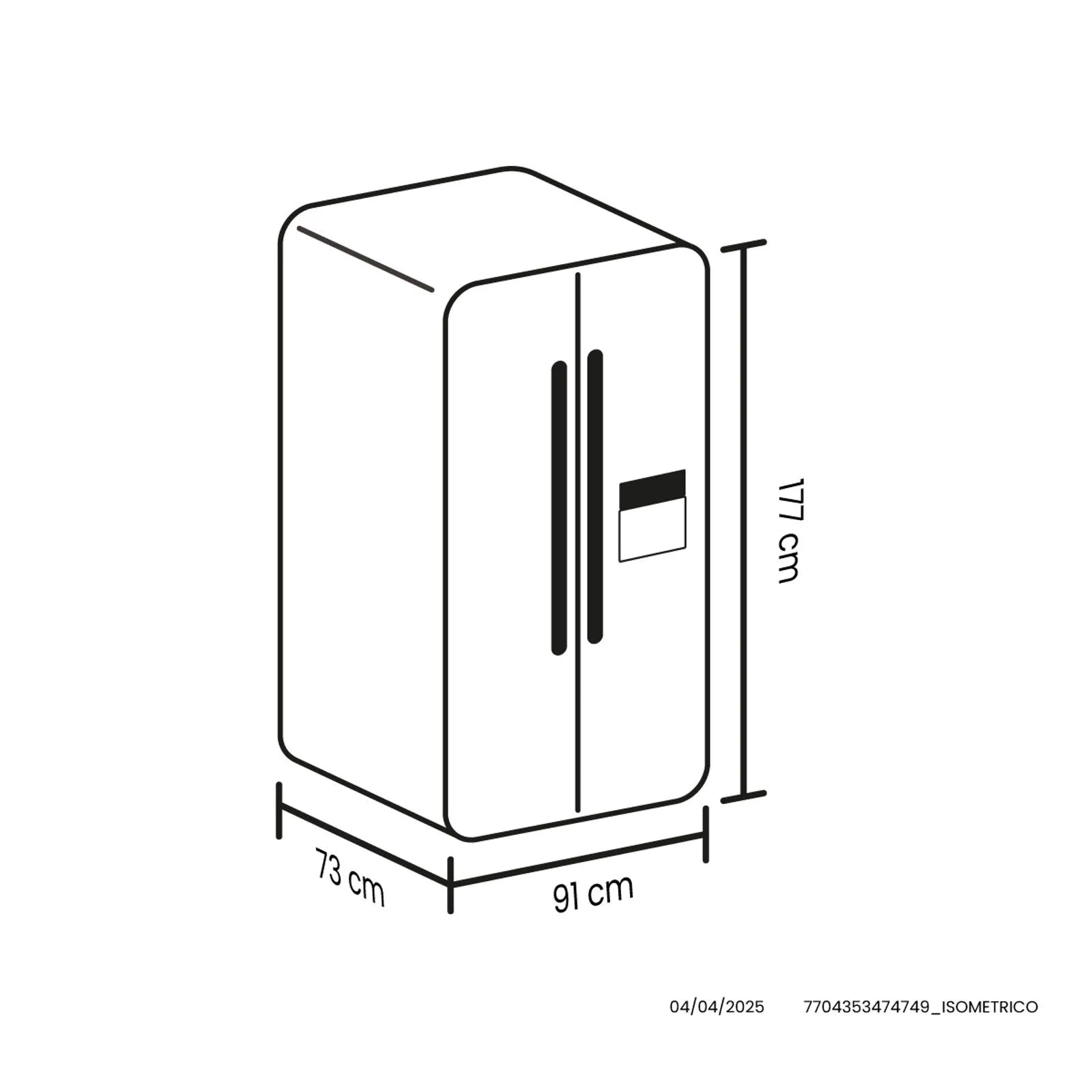 Nevecón Haceb 560 Litros Manija Externa Panel Digital Negro