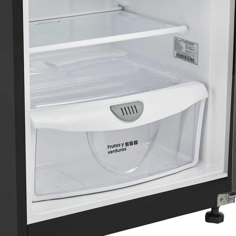 Nevera Haceb No Frost 271 Litros Manija Externa Negro Esmeralda Inverter