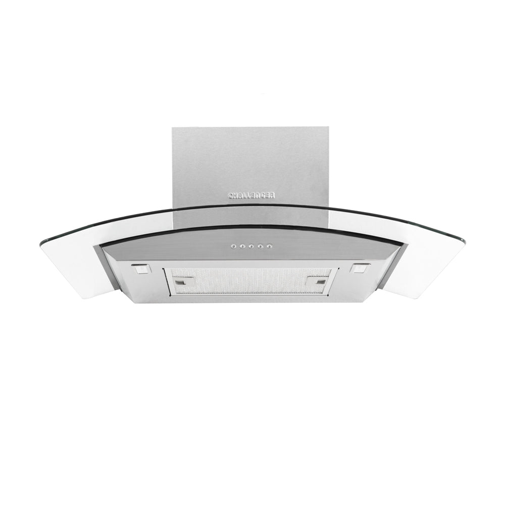 Campana Isla En Acero Tipo Cristal 60 Cm 3 Velocidades
