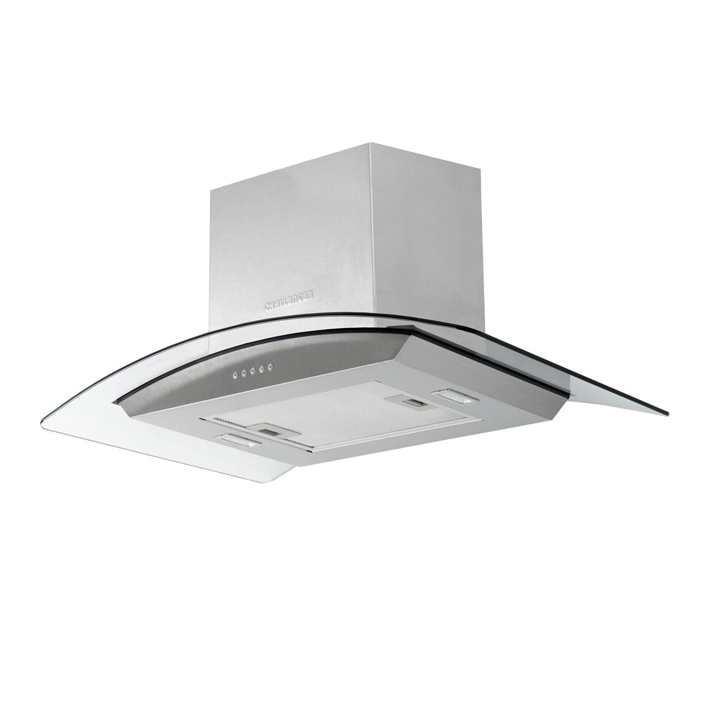 Campana Isla En Acero Tipo Cristal 60 Cm 3 Velocidades