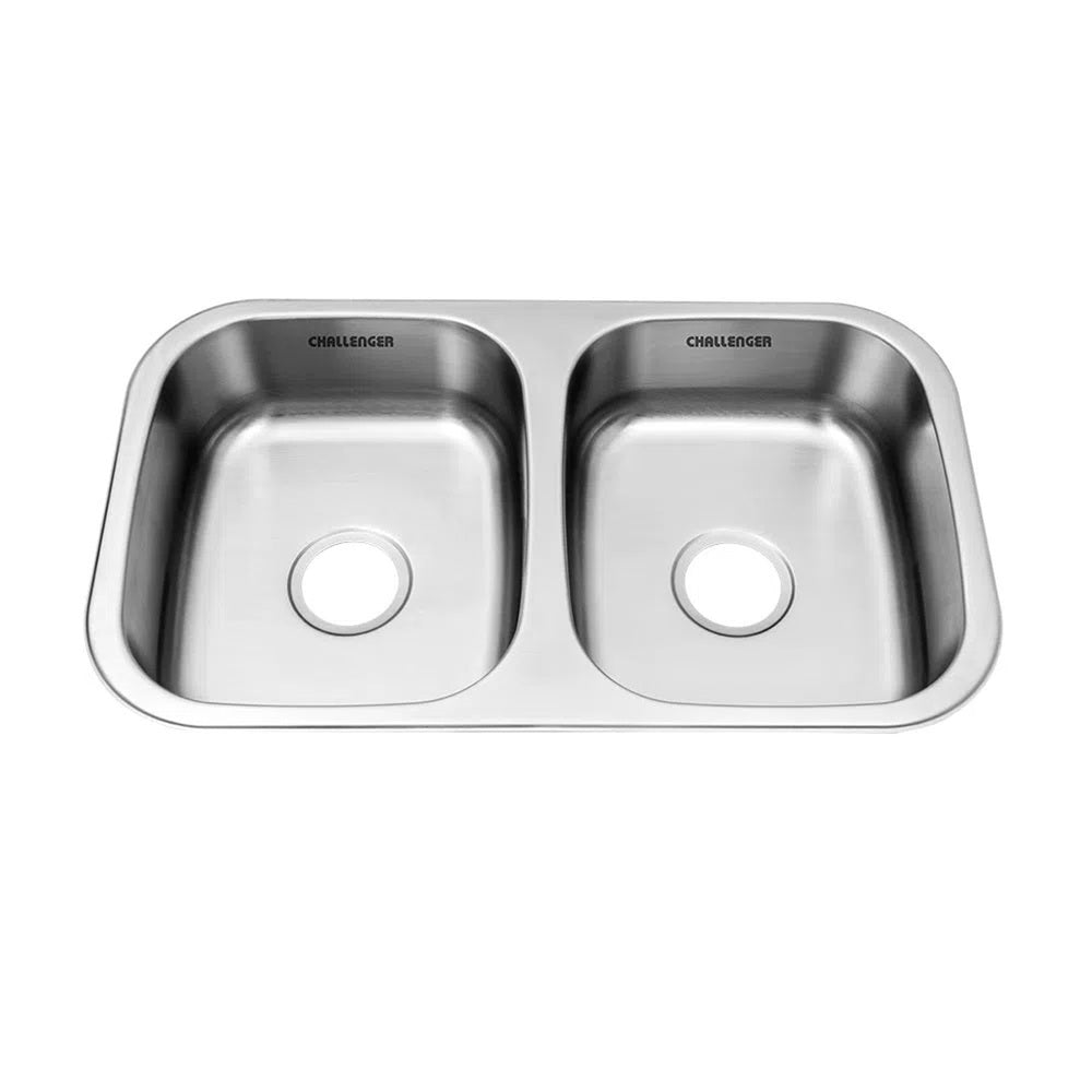 Lavaplatos de Submontar Challenger Doble 76x44, Acero