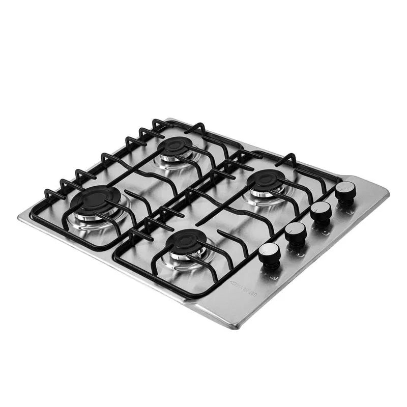 Estufa Empotrar Inox 4 Puestos 58.5cm Gas Natural Challenger Sp5040