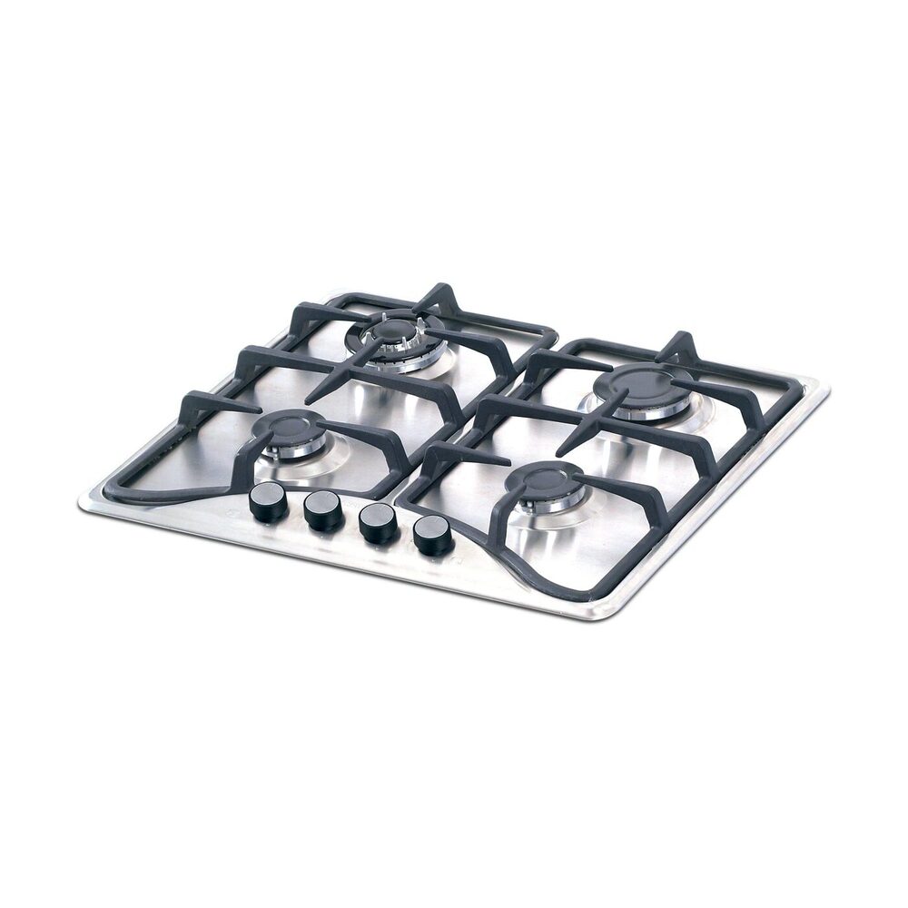 Estufa De Empotrar Challenger Gas Natural 4 Puestos, Plateado