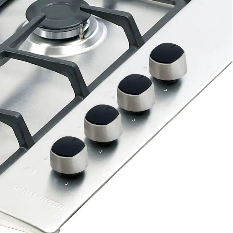 Estufa Empotrar Inox 4 Puestos 58.5cm Gas Natural Challenger Sg6041