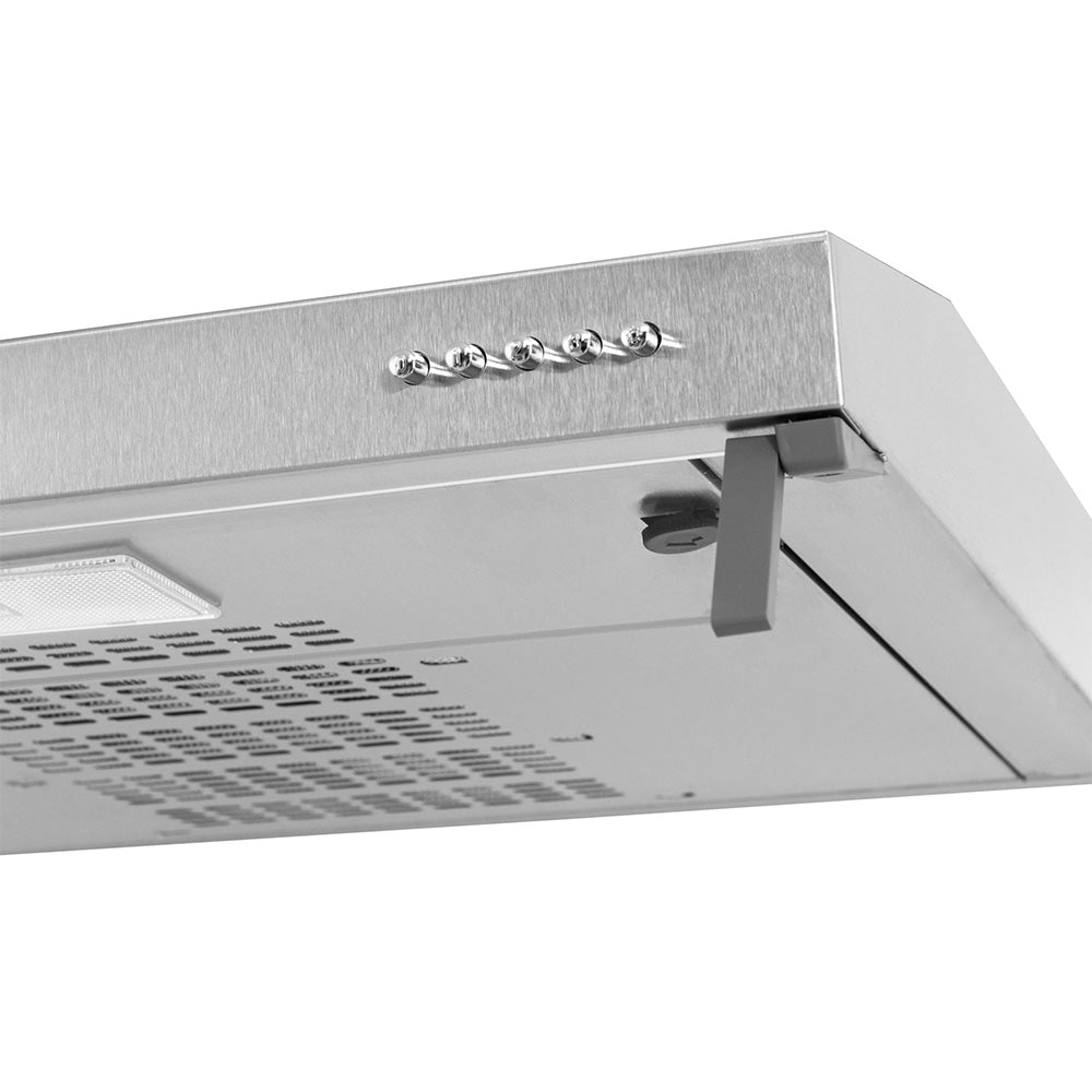 Campana Horizontal Acero Inoxidable 3 Velocidades 60 Cm