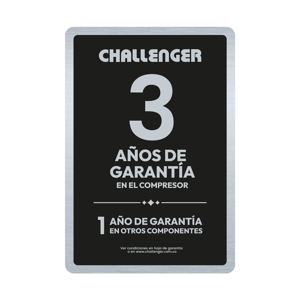 Congelador Horizontal 387 Lts Challenger, Color Blanco