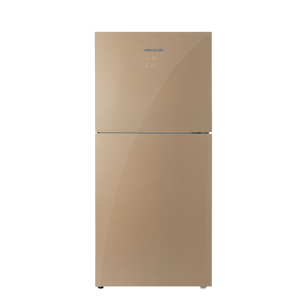 Nevera No Frost Golden Sand Panel Digital 360 Lts Challenger, Color Dorado