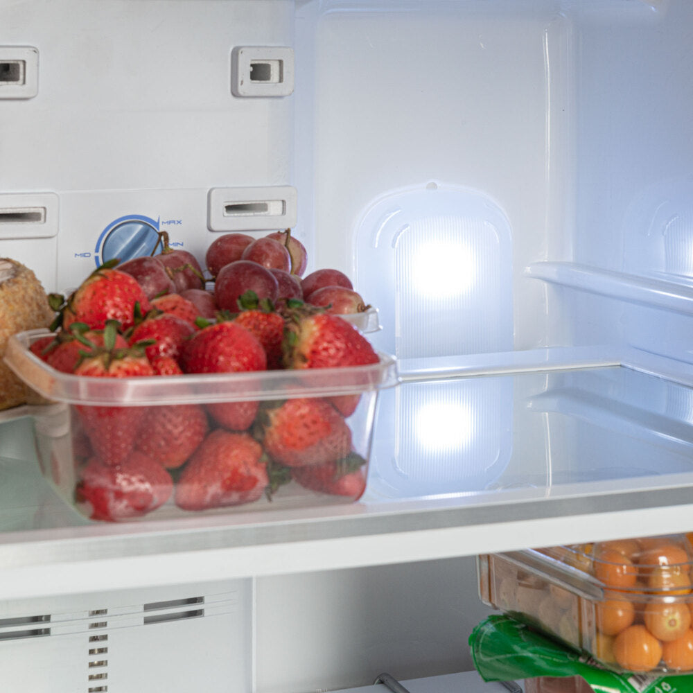 Nevera No Frost Satin Panel Digital 360 Lts Challenger, Color Beige