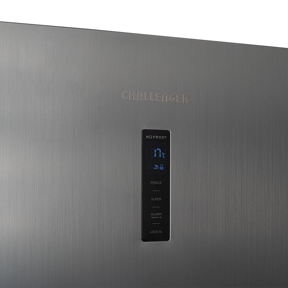 Refrigerador Vertical Twin 387 lts Challenger, Color Gris