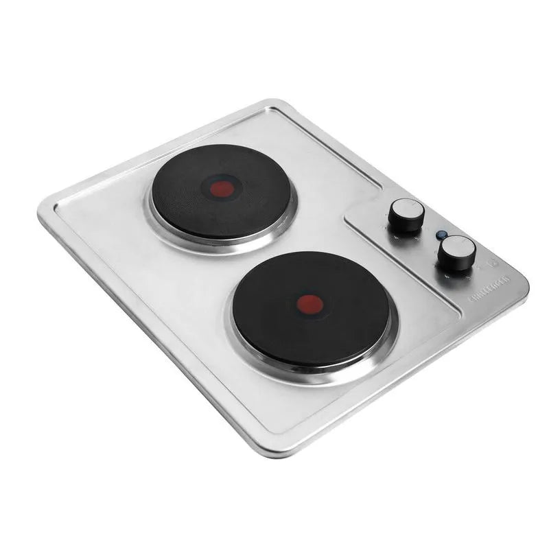 Estufa Empotrar Eléctrica 2 Puestos 35 Cm 120v Challenger Sp6272