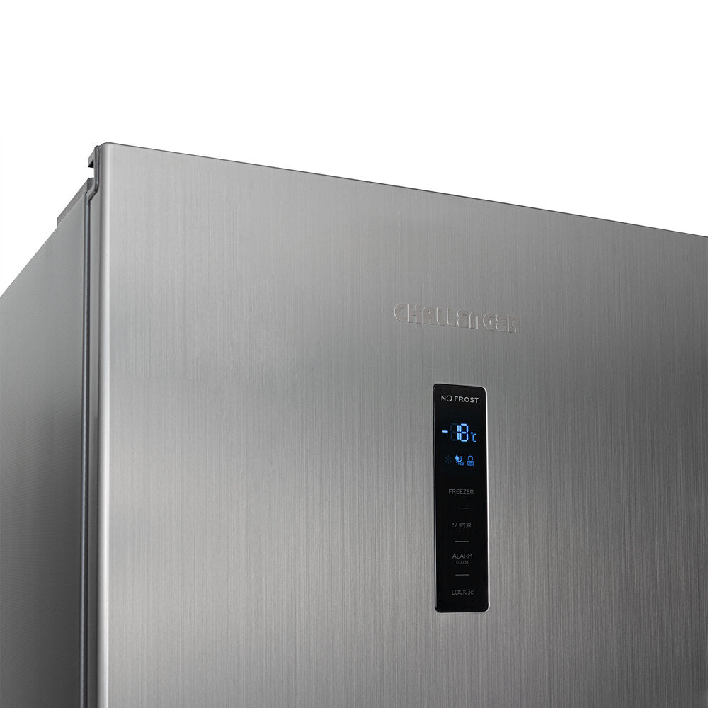 Congelador Vertical Twin 274 Lts Challenger, Color Gris