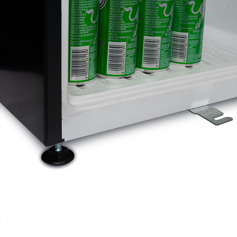 Minibar de 50 lts Challenger, Color Gris