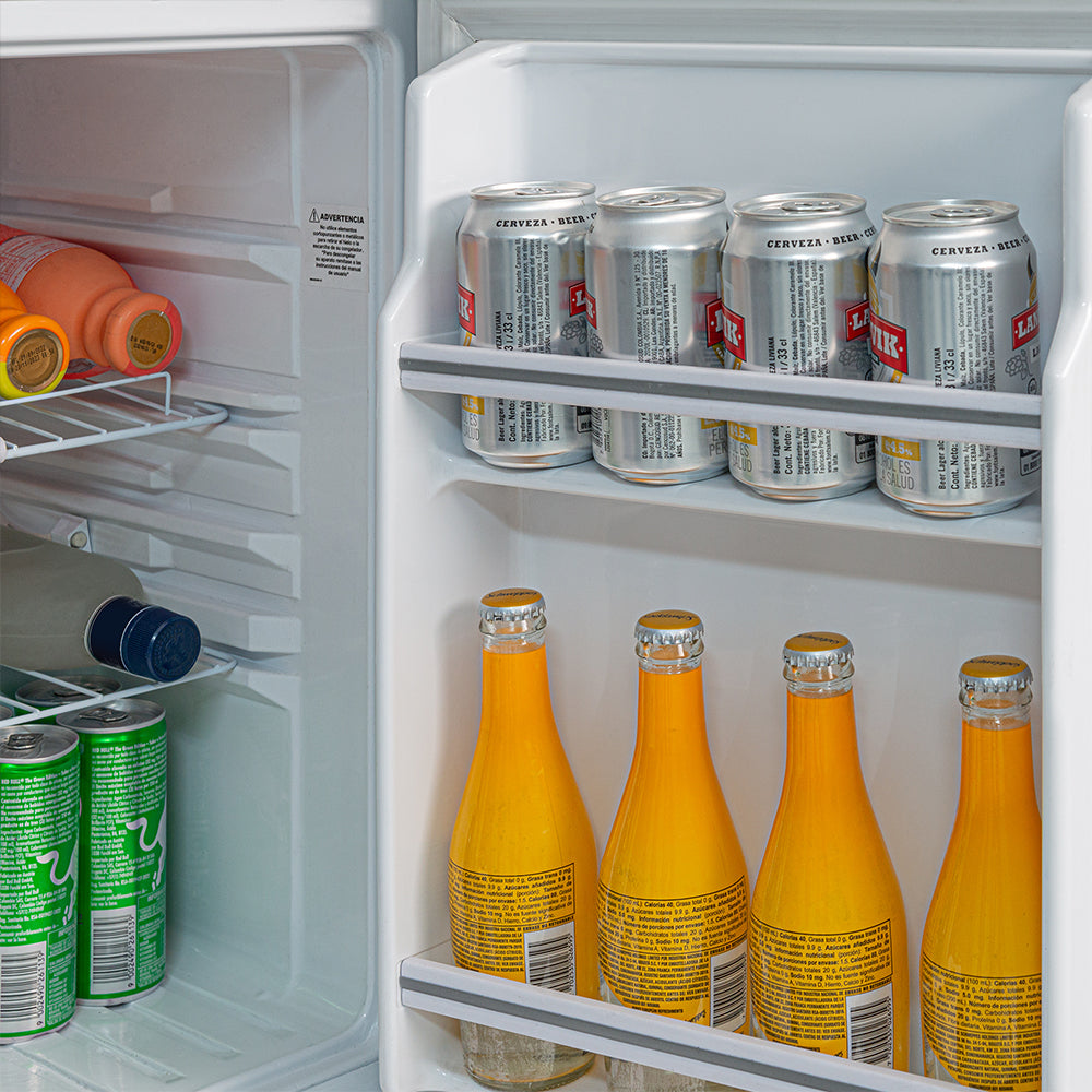 Minibar de 50 lts Challenger, Color Gris