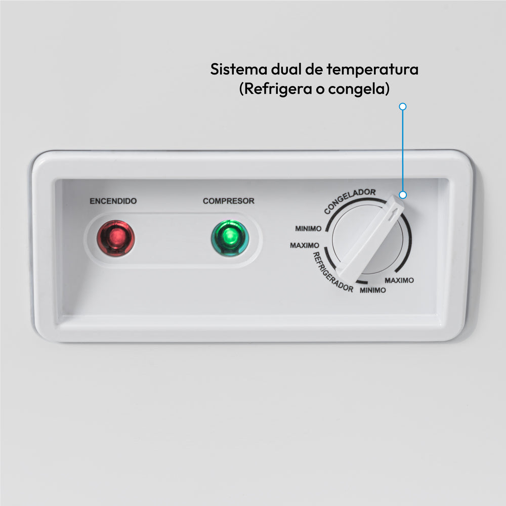 Congelador Horizontal 198 Lts Challenger, Color Blanco