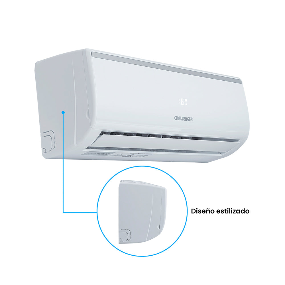 Aire Acondicionado ON/OFF Challenger 9000 BTU, Blanco