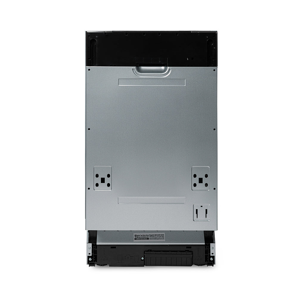 Lavavajillas Panelable 10 Servicios Acero Inoxidable Challenger, Color Gris