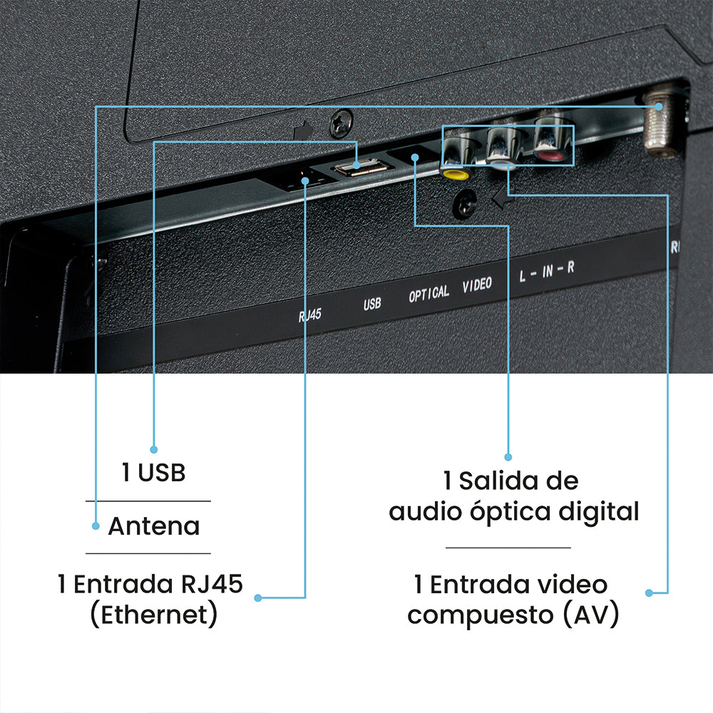 Televisor 65 Pulgadas Webos Challenger, Color Negro