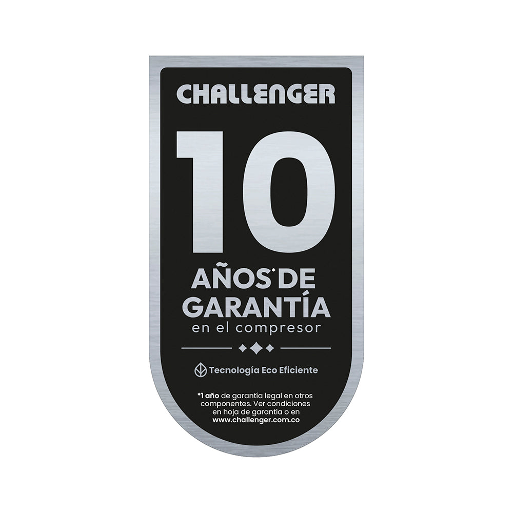 Nevera Panelable Inverter CP 122 Litros Brutos Challenger