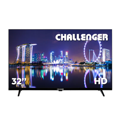 Televisor 32 Pulgadas Google TV Challenger, Color Negro