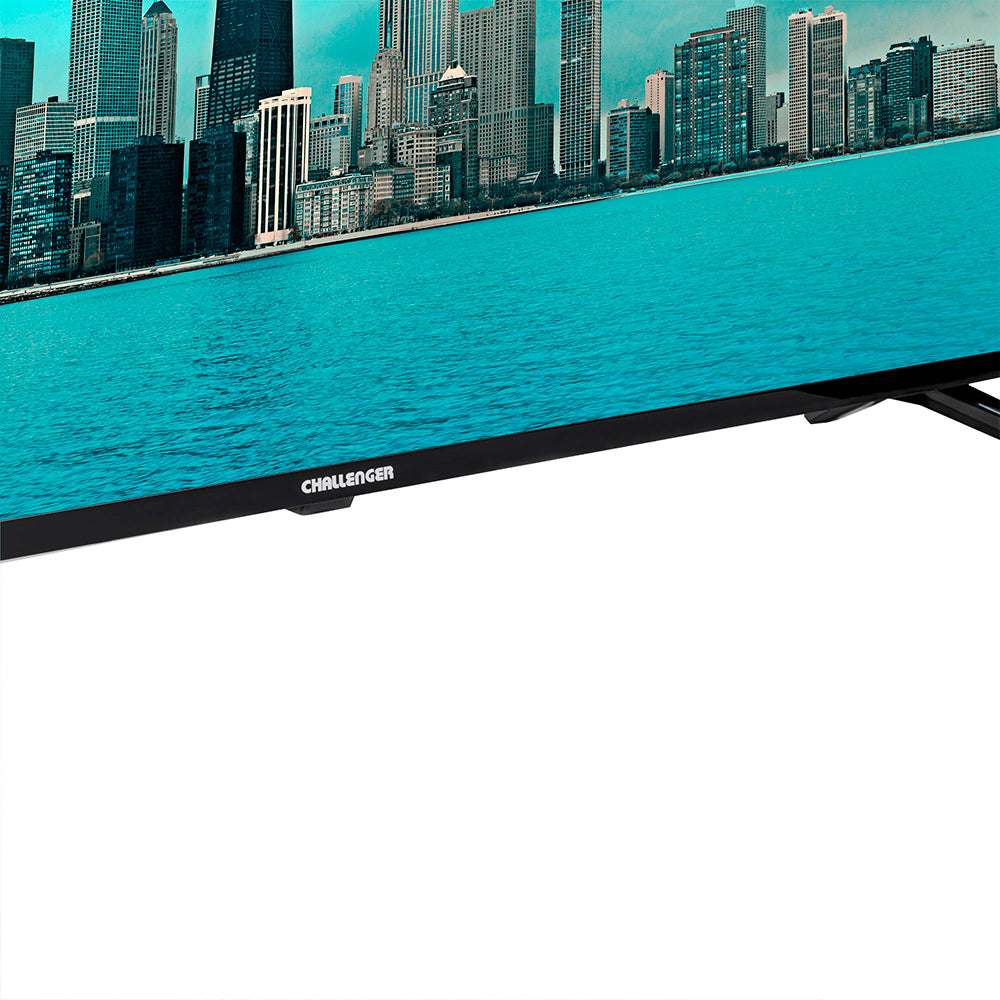 Televisor Challenger 55 Pulgadas Smart Google TV, Color Negro