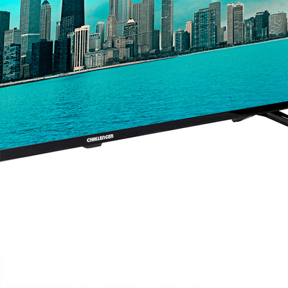 Televisor Challenger 55 Pulgadas Smart Google TV, Color Negro