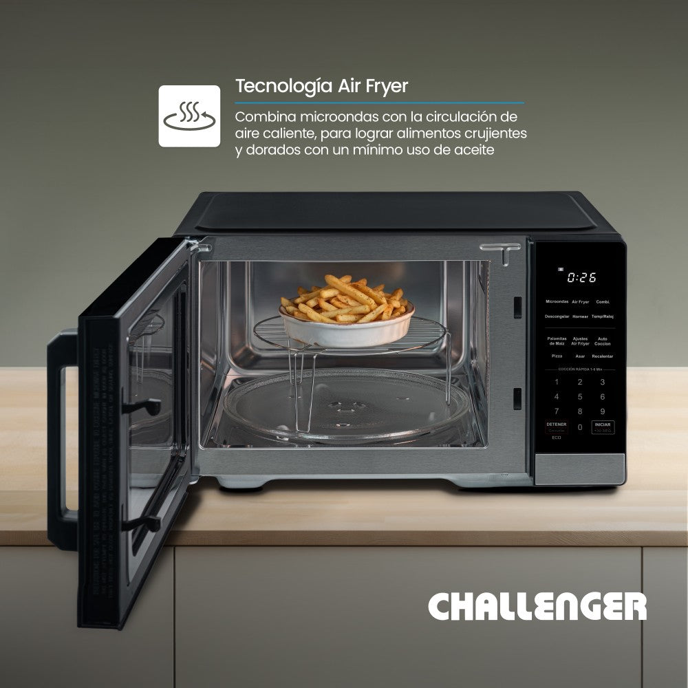 Horno Microondas Air Fryer HM 8024, Negro