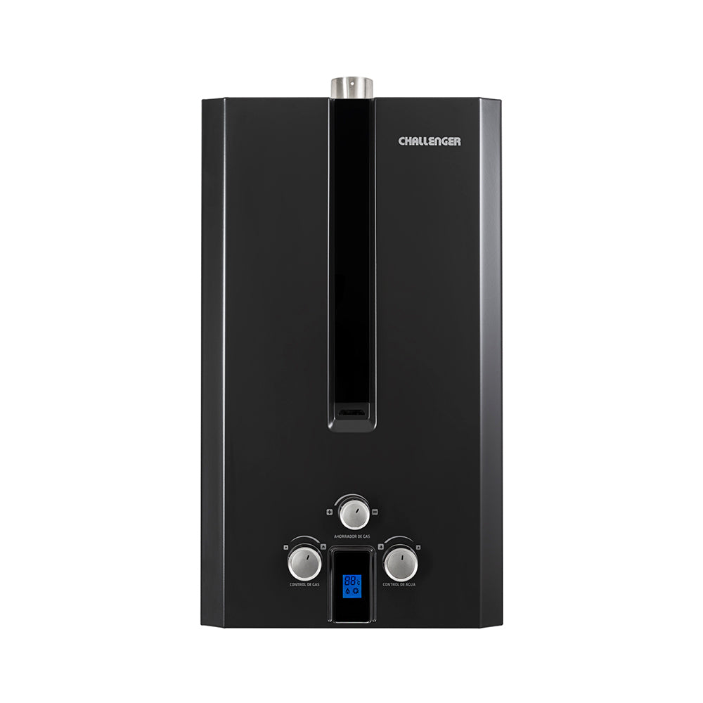 Calentador Gas Natural Challenger, Negro 10l-Tf