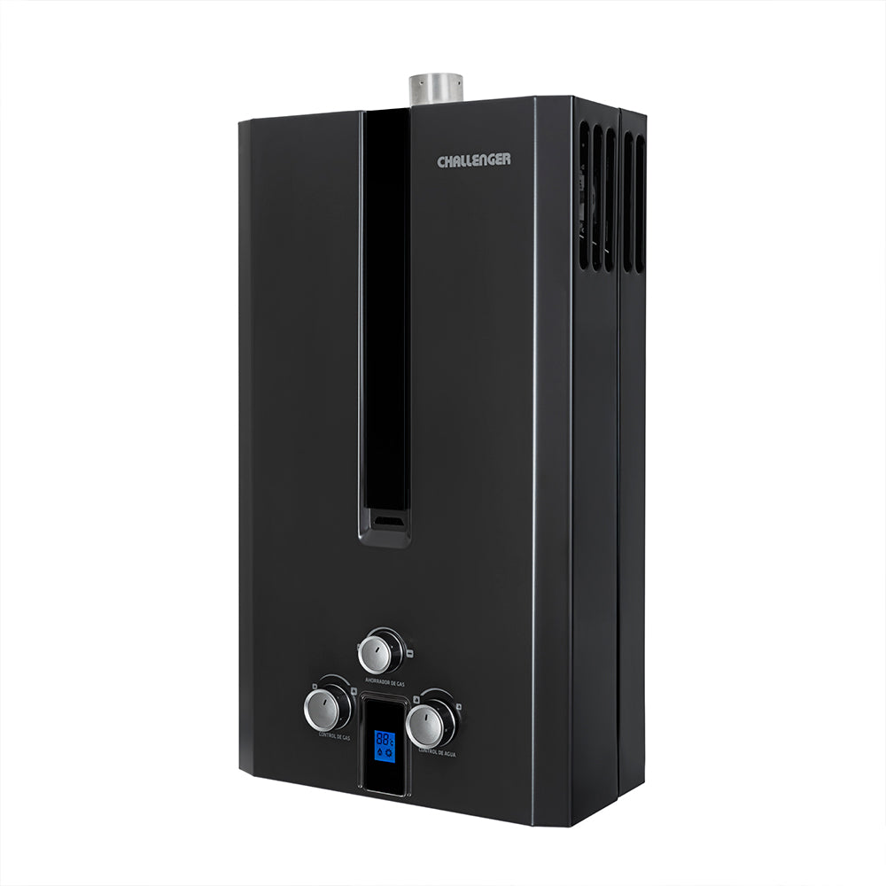 Calentador Gas Natural Challenger, Negro 10l-Tf
