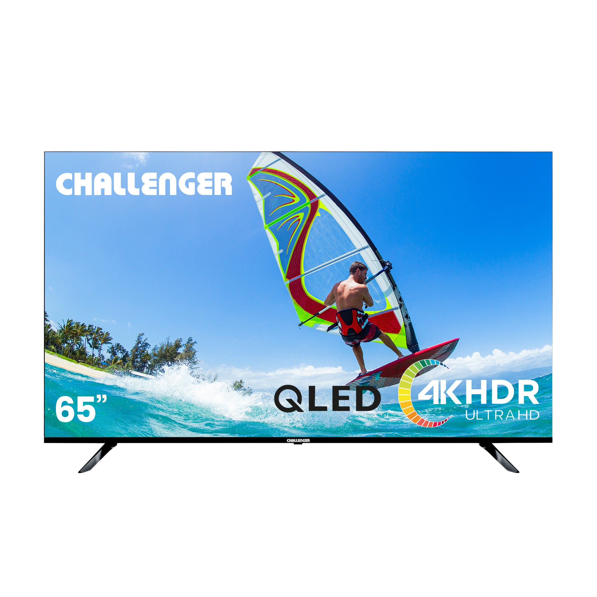 Televisor QLED 65" Google TV, Incluye Soporte De Pared