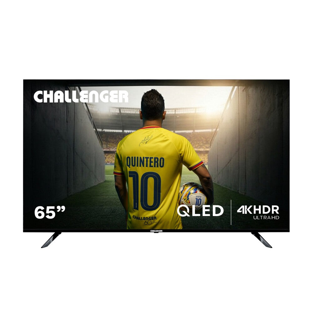 Televisor QLED 65" Google TV, Incluye Soporte De Pared