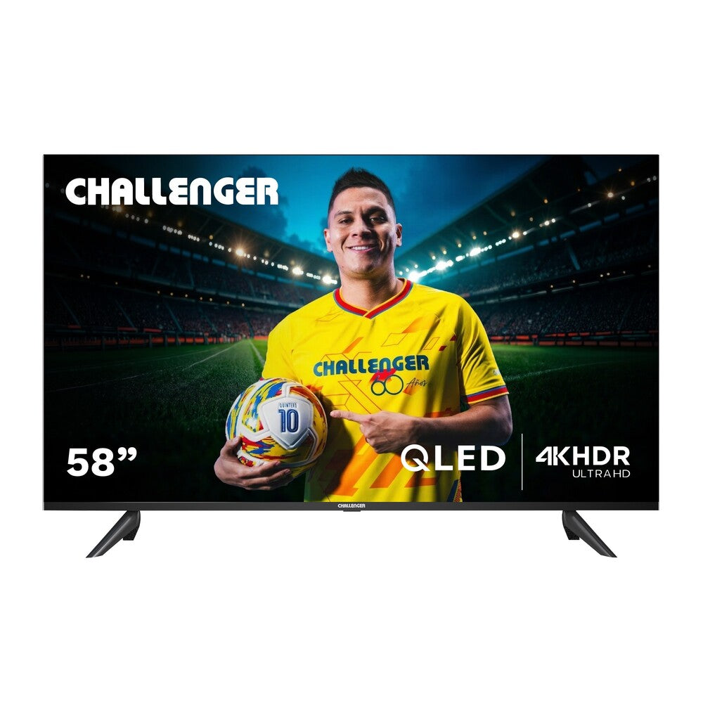 Televisor QLED 58" Google TV, Incluye Soporte De Pared