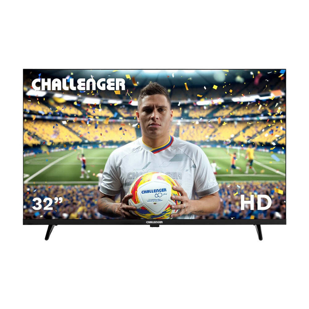 Televisor 32" HD Google TV Challenger, Negro