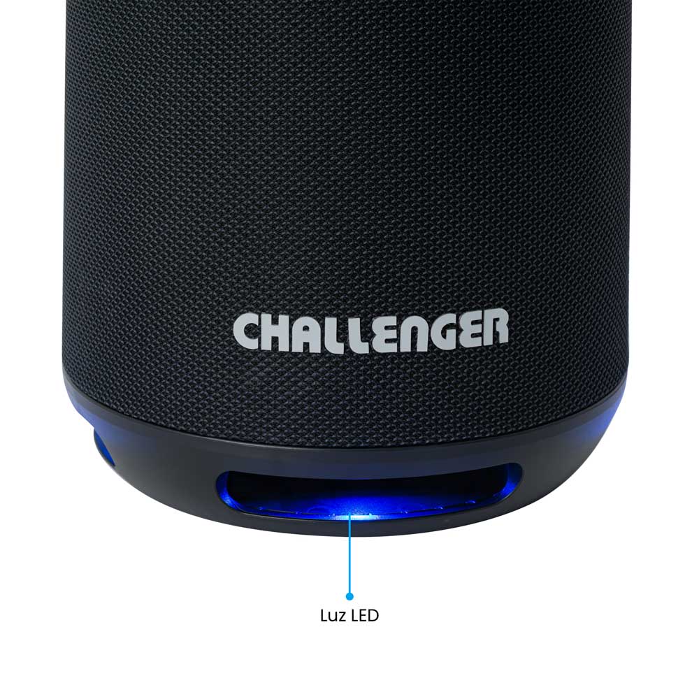 Parlante Inalambrico 360 Challenger, Negro