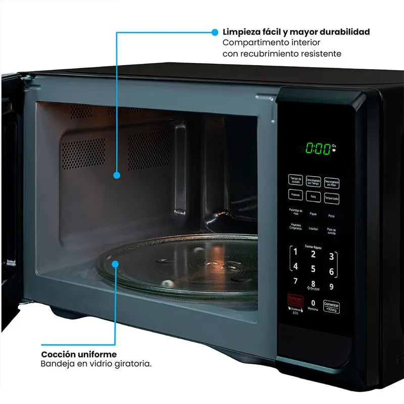 Microondas Negro 32lts 120v Challenger Hm8046